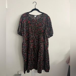 Ava & Viv 1X floral print dress. Great condition!